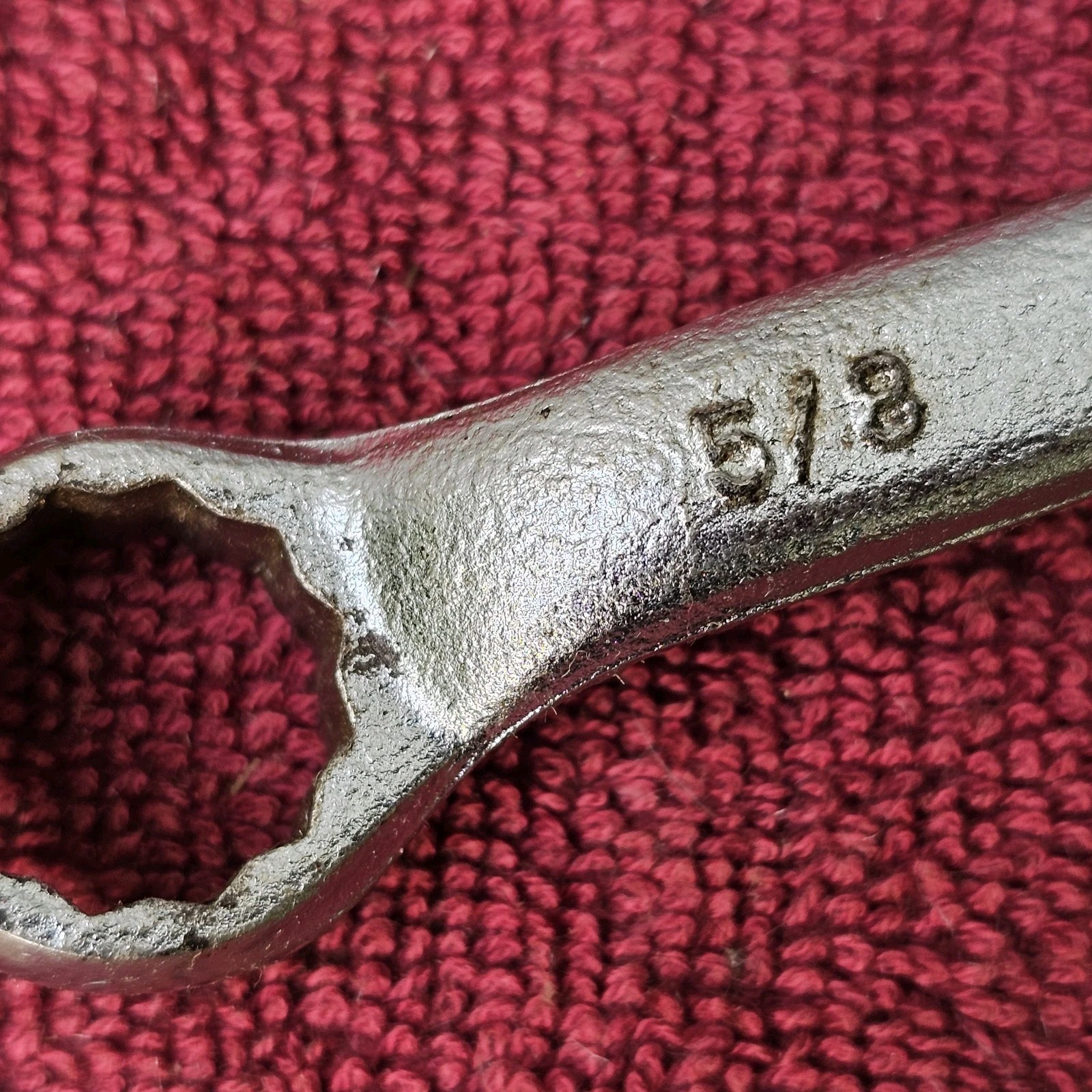 Vintage Fairmount Stubby Offset Wrench. 5/8" x 3/4"