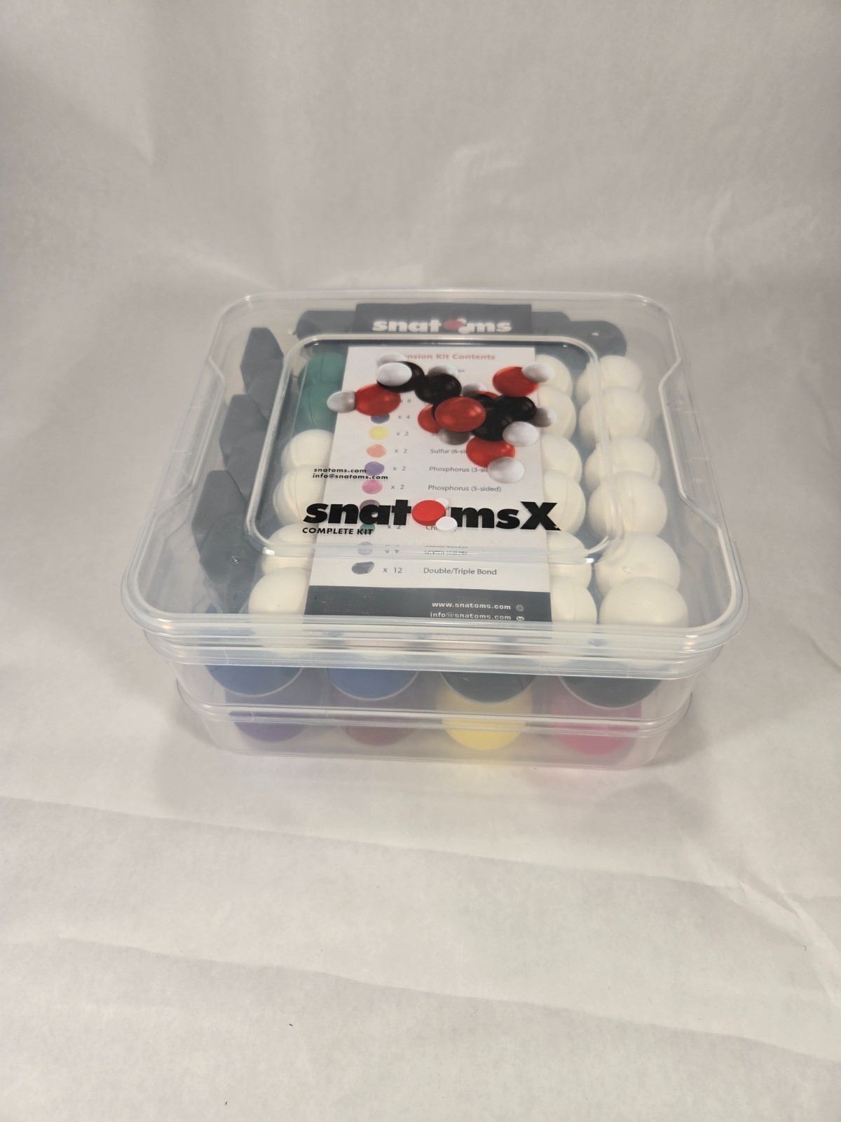 Snatoms X Atoms Bond Magnetic Molecular Modeling Kit Veritasium - NEW