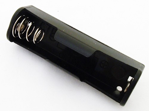 UM-3X1 KEYSTONE DOUBLE-A BATTERY HOLDERS - FOR SINGLE AA BATTERY (25/PK)