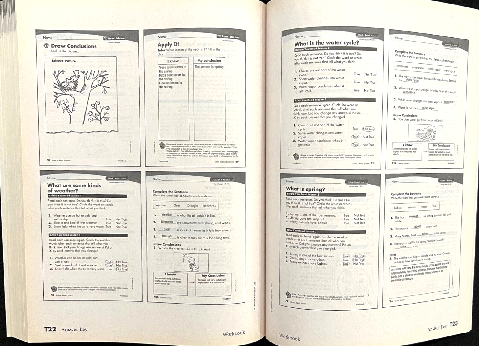 2nd Grade - SCIENCE - WORKBOOK - TEACHER GUIDE (2006, Scott Foresman)