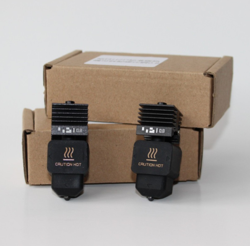 2 Pack 0.8MM Hardened Steel Hotend for Bambu Lab X2D/P2S/H2D/H2S