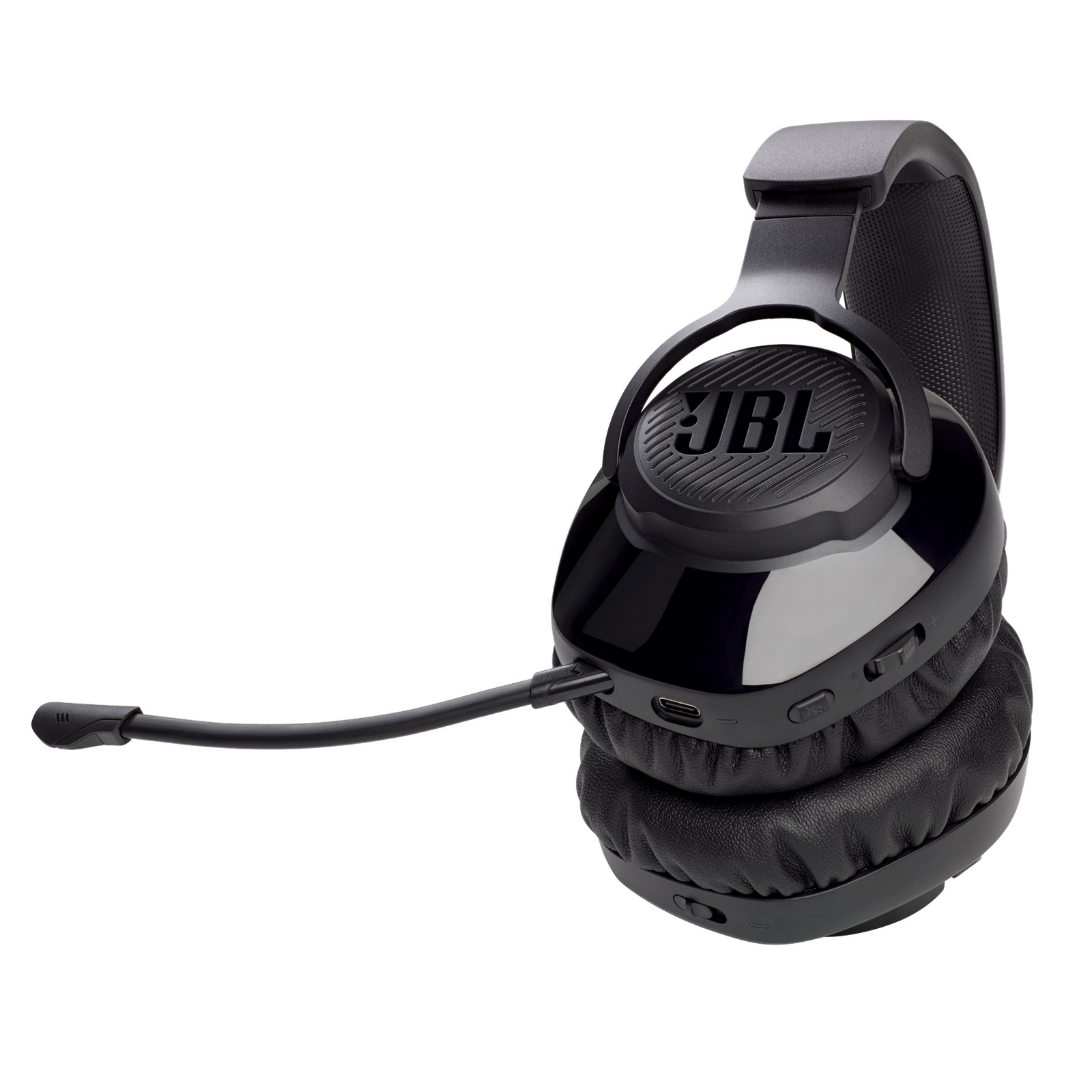 JBL Quantum 350 Wireless, Wireless PC gaming headset with detachable boom mic