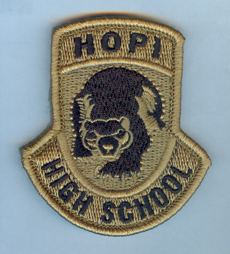 ARMY JROTC SSI - HOPI HIGH SCHOOL (MULTICAM / OCP VAR) ... HARD TO FIND ... X