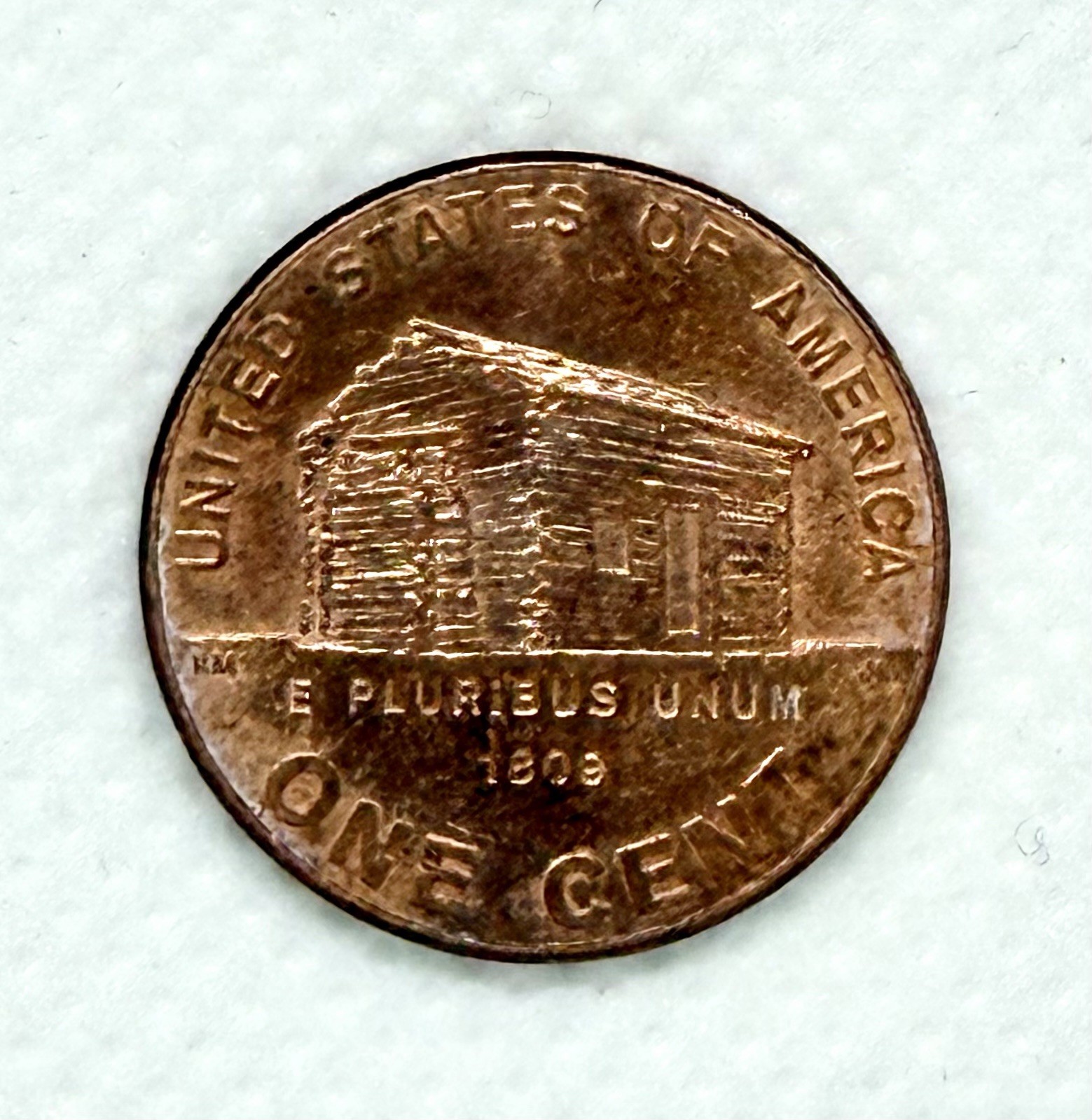 2009 D Early Childhood Lincoln Log Cabin Penny!!
