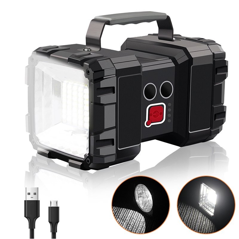 Portable Handheld Super Bright LED Searchlight Spotlight Flashlight Rechargeable