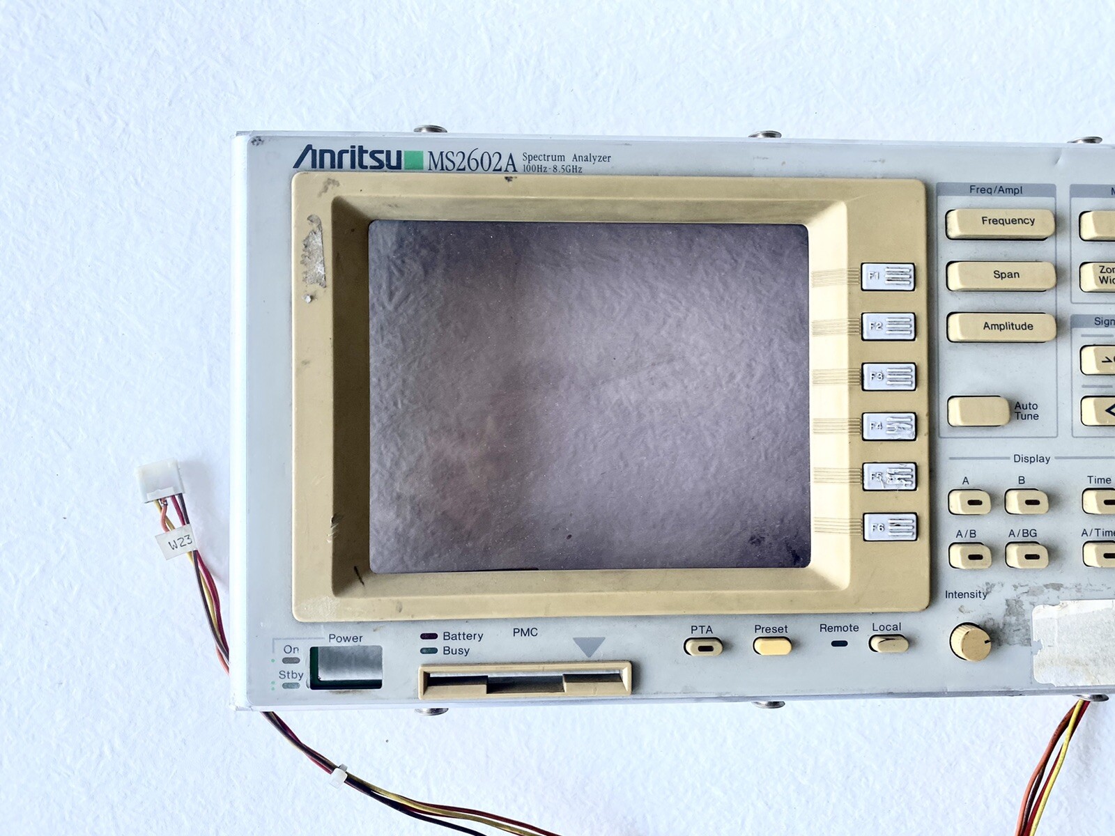 Anritsu MS2602A Spectrum Analyzer front panel