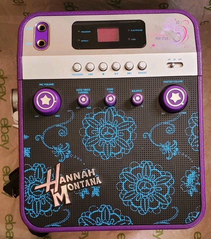 Hannah Montana Karaoke Stereo With Mic!