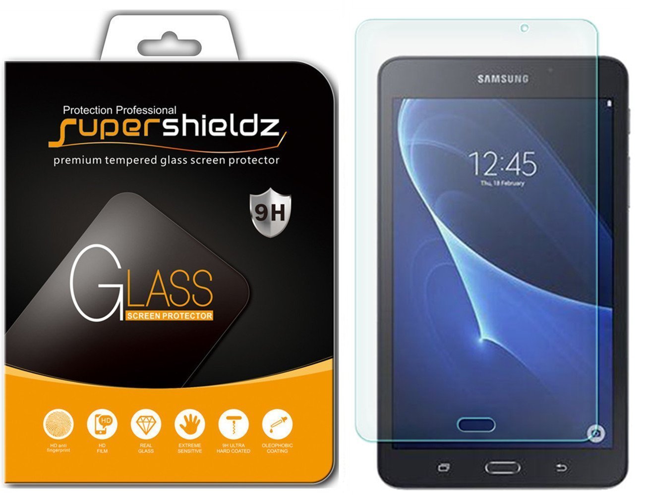 Supershieldz  Tempered Glass Screen Protector Saver for Samsung Galaxy Tab A 7.0