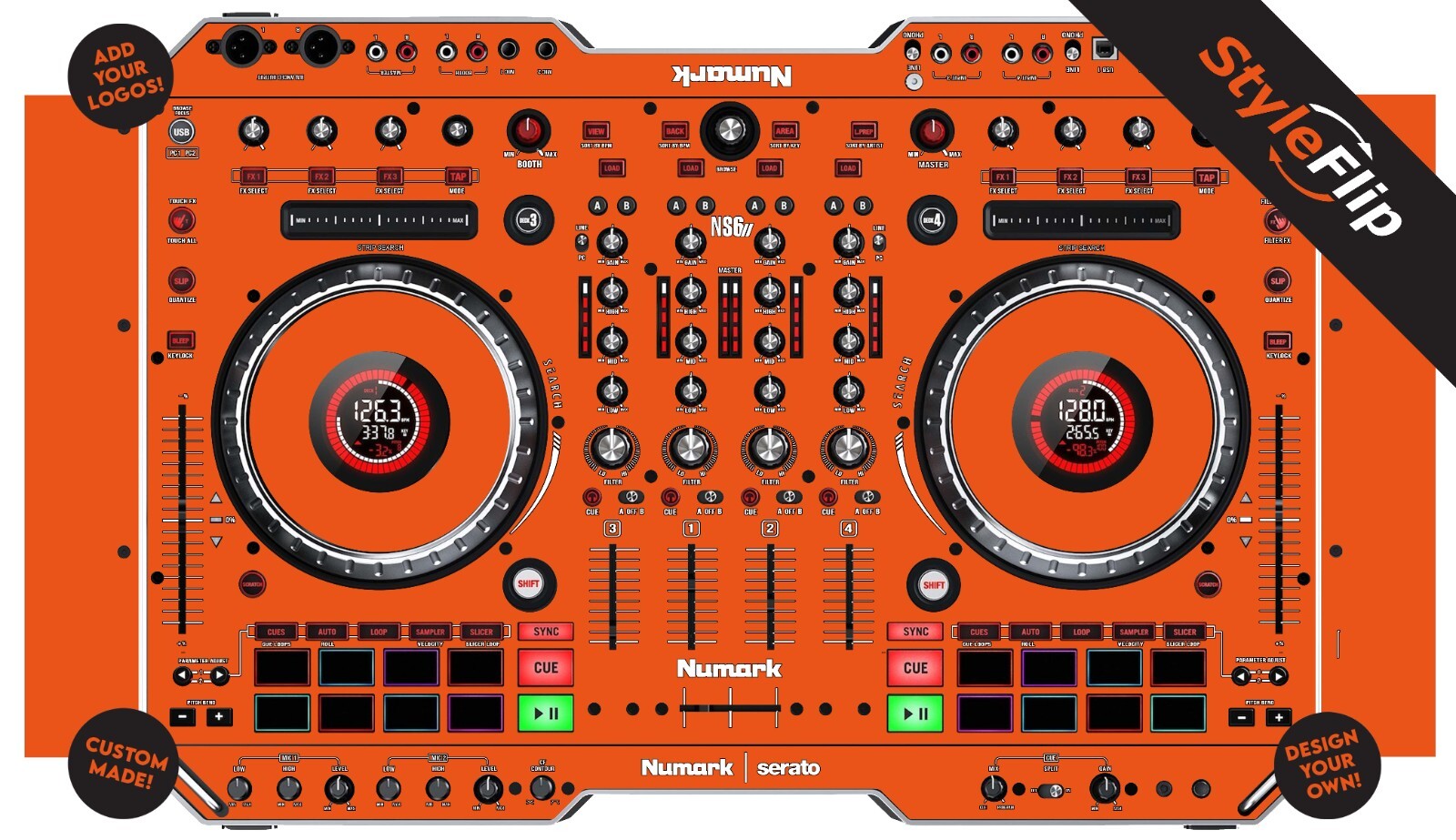 Numark NS62 Skin | Custom Design | Protective Decal | StyleFlip Skins