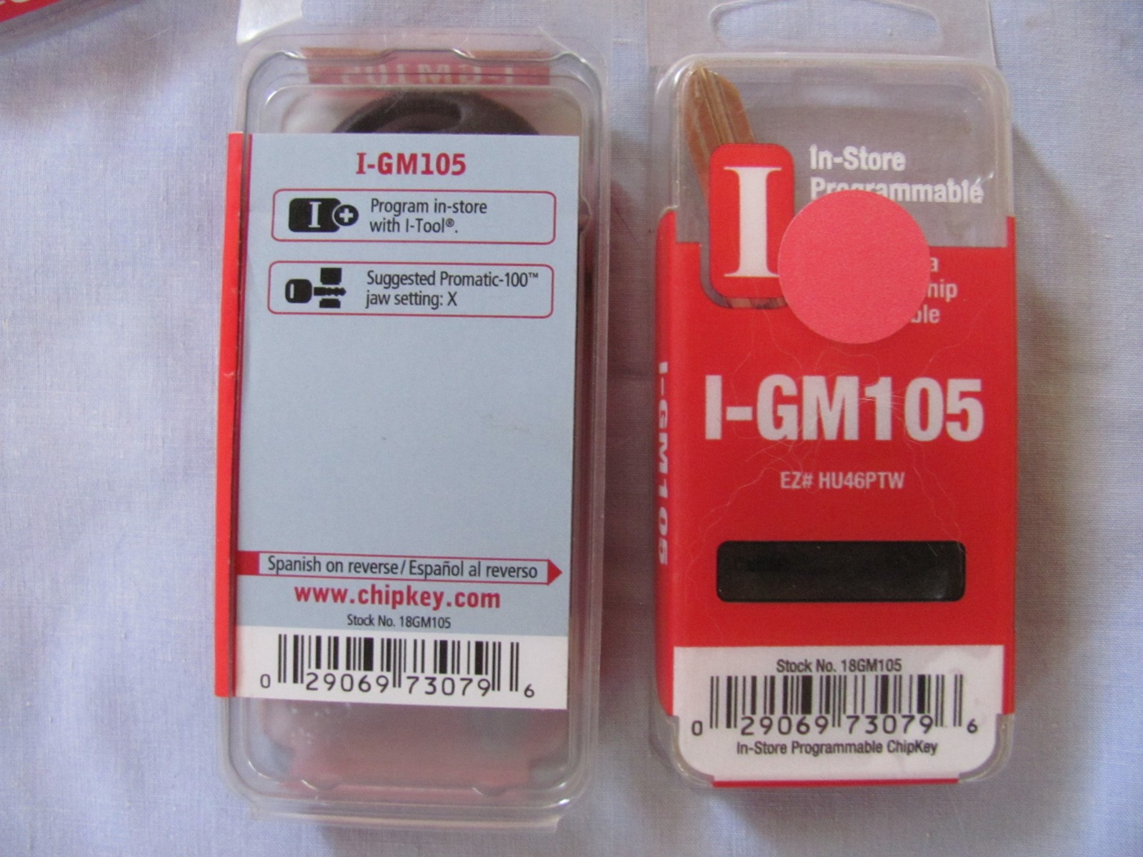New Old Stock - I-GM105 Hy-Ko ChipKey Programmable Key for GM Vehicles