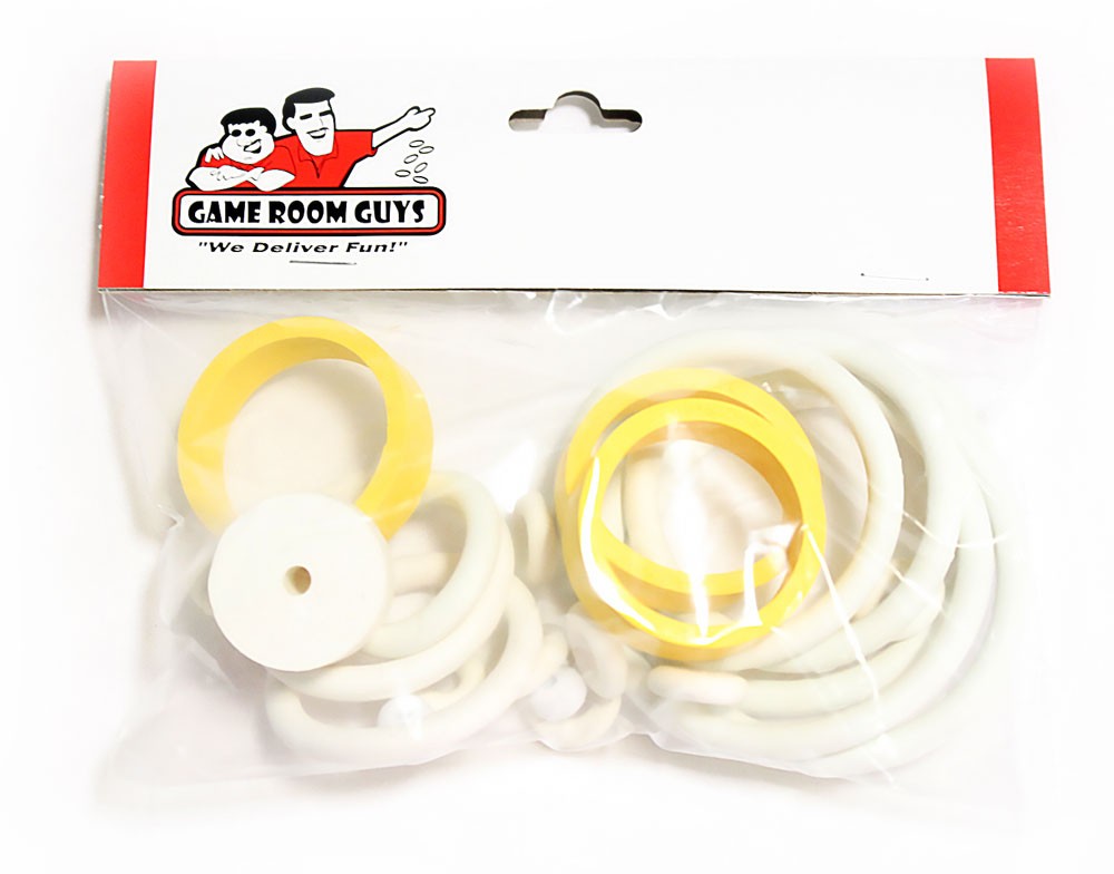 Bally Party Animal Pinball Machine Replacement Repair Rubber Ring Kit White