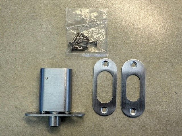 Through Bolt Mount Sliding Door Plunger Lock For SFIC Core (KEY RETAINING)