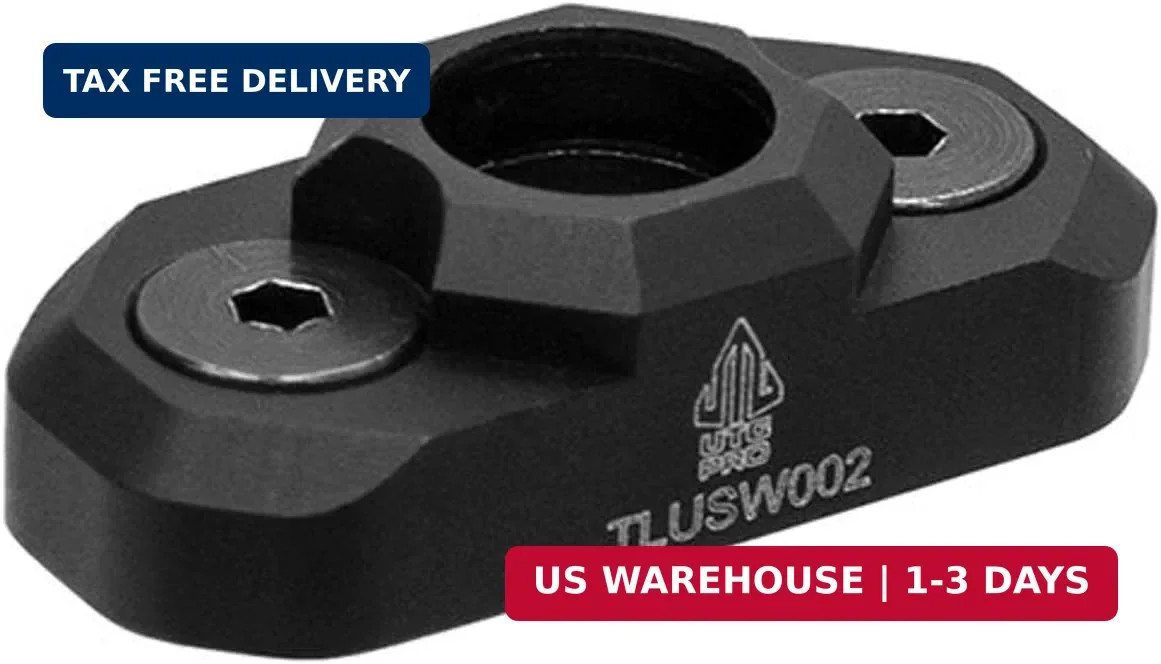 Leapers TLUSW002 Inc, Keymod QD Sling Swivel Adaptor, Matte Black