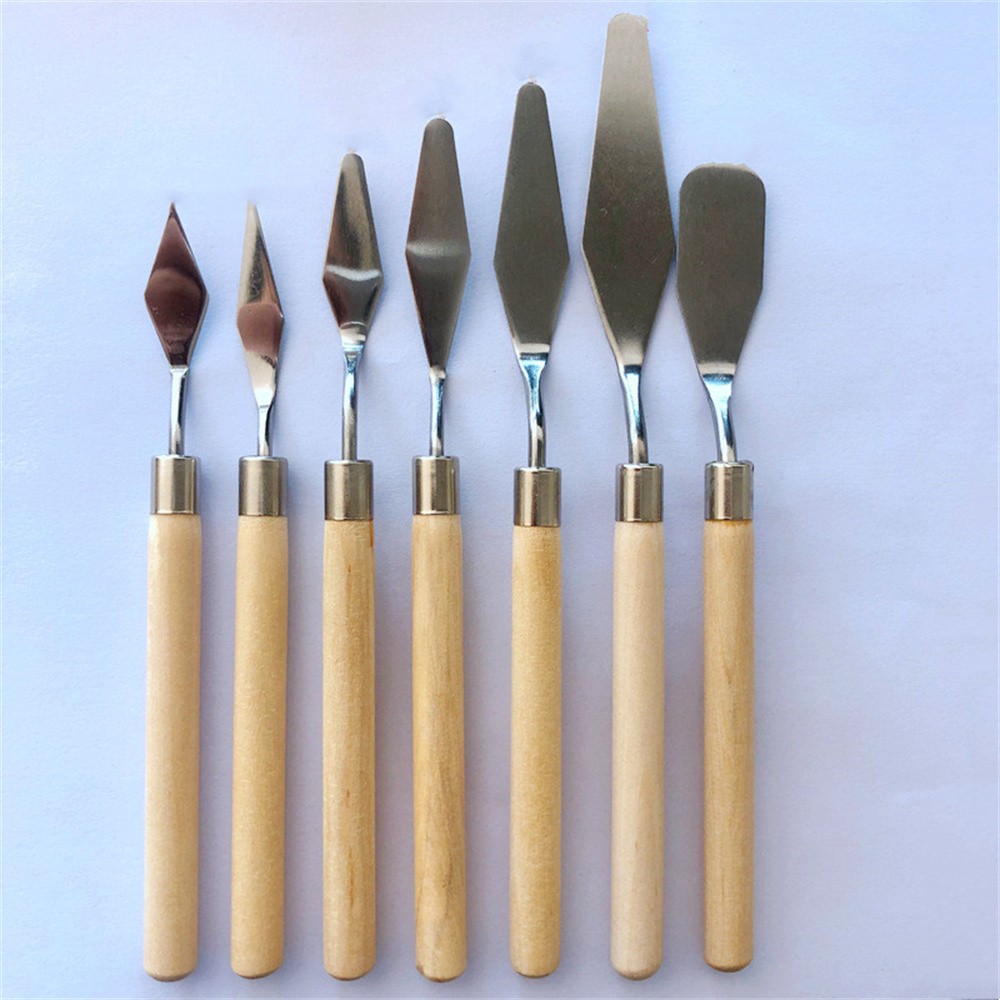 Gouache Oil Paint Scraper Set Scraper Artist Crafts Art Tools Supplies