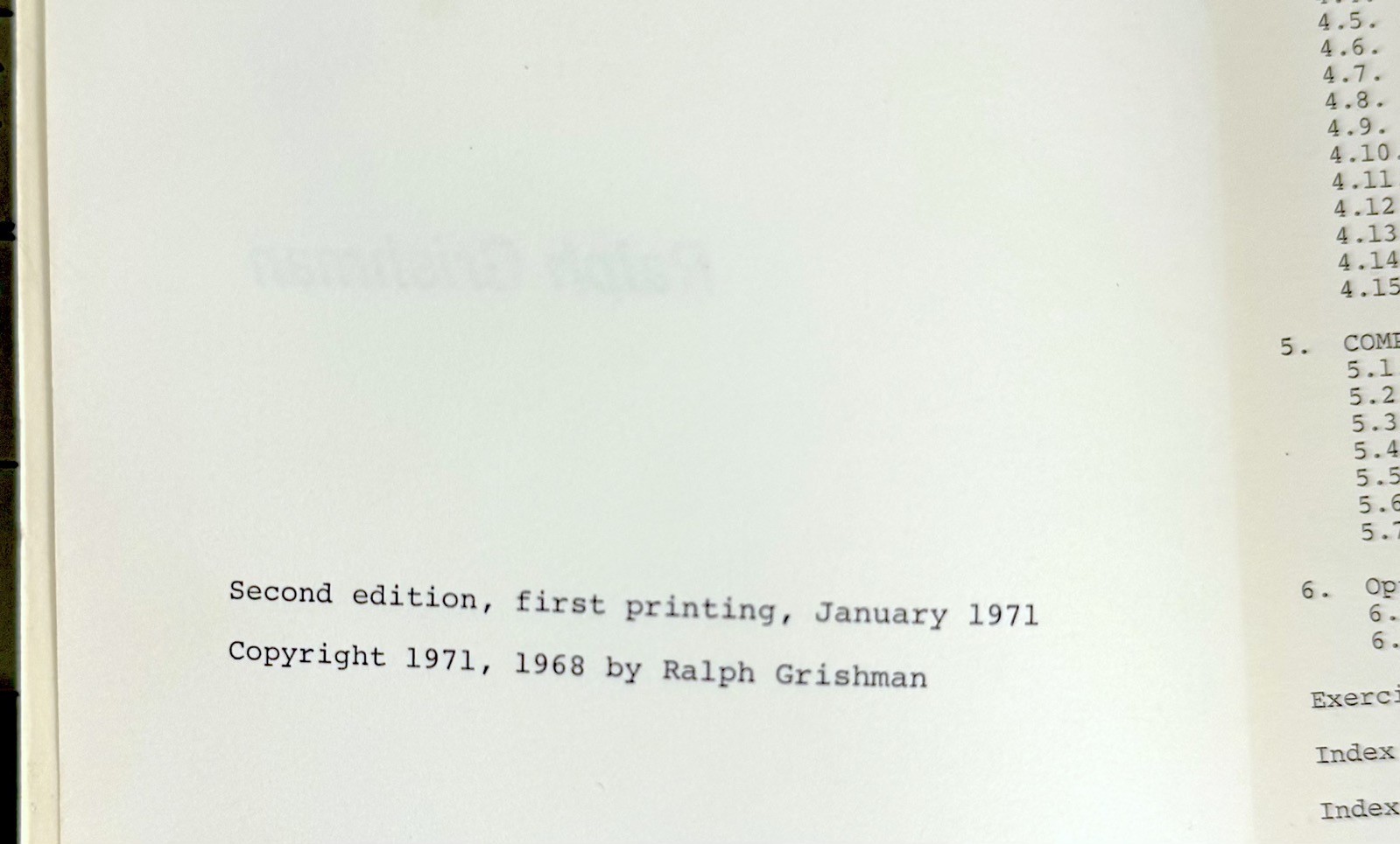 Assembly Language Programming For The Control Data 6000 Series 1971 R. Grishman