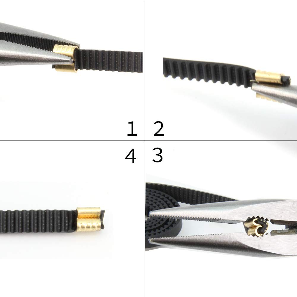 Zeberoxyz 10pcs Copper Buckle,Wire Cable Connector, Wire Cable Terminal Lightwei