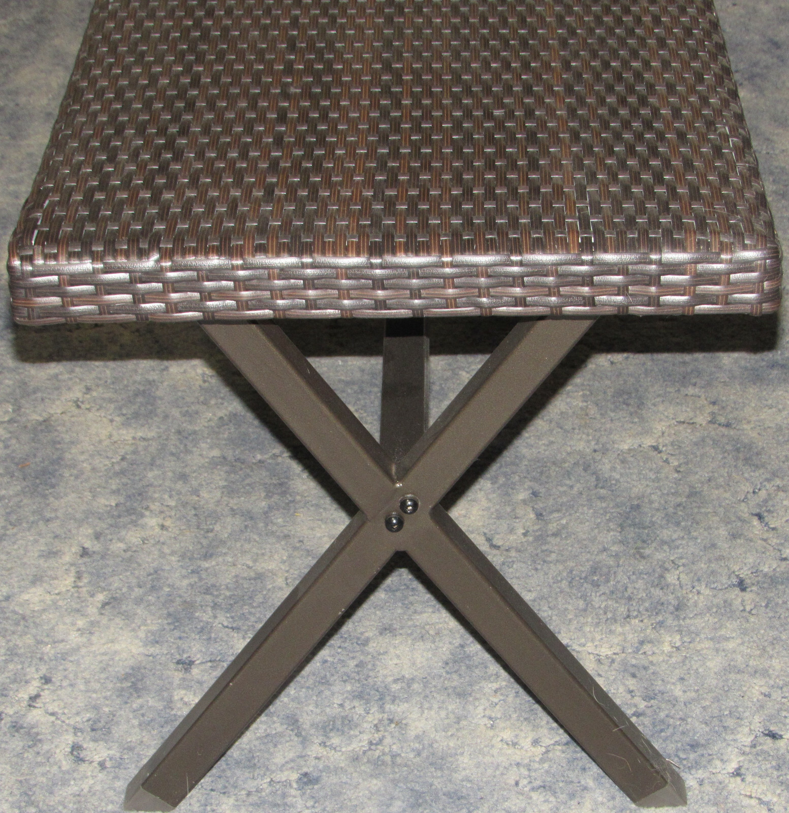 New Wicker Bench KD - Brown