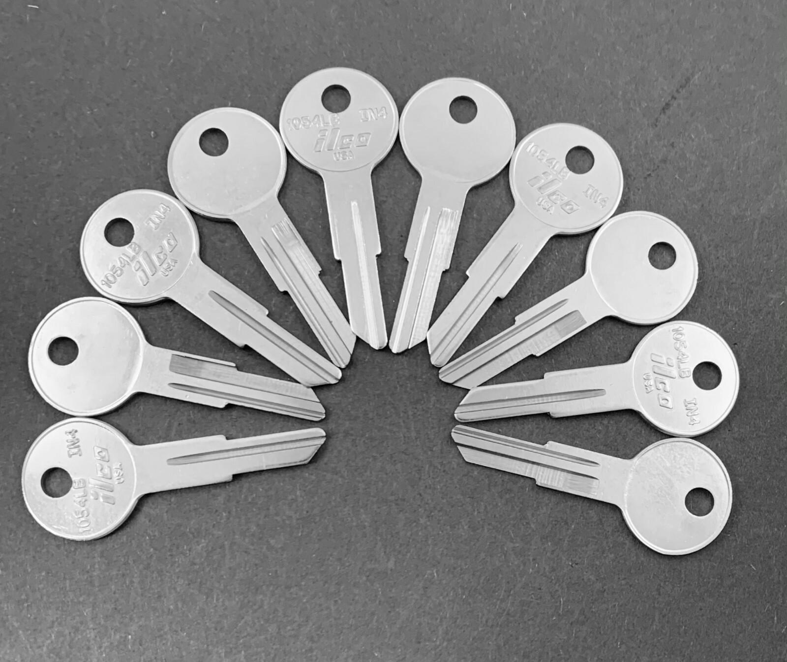 Lot of 10 IN4 1054LB ILC-6 Type Key Blanks