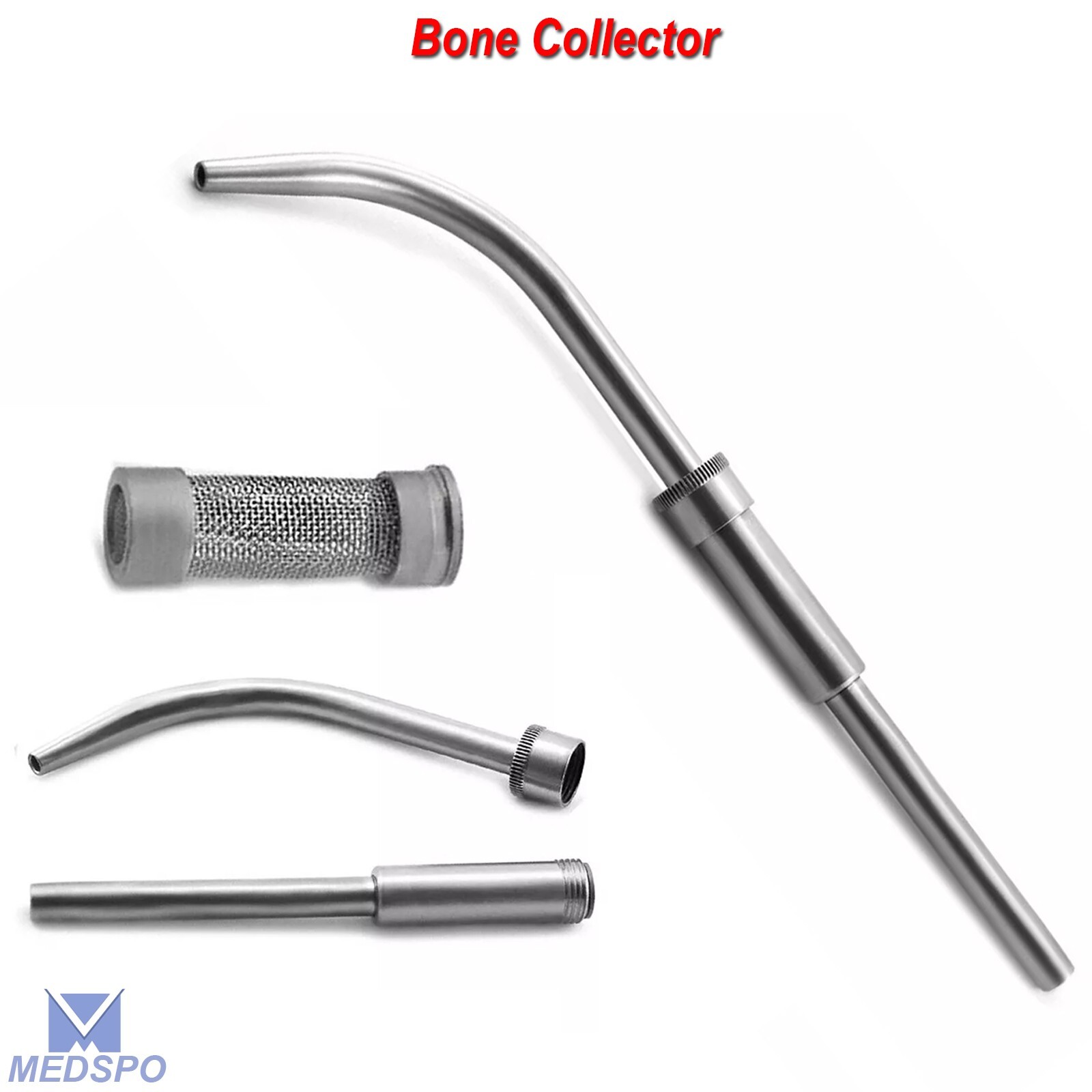 Surgical Bone Collector 9mm Implant Graft Surgery Stainless Steel Instruments