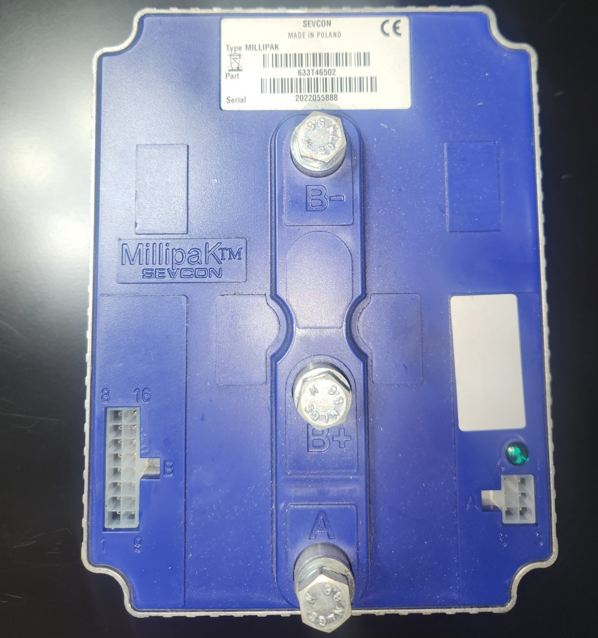 SEVCON Millipak Motor Speed Controller Module Chassis Enclosure 633T46502