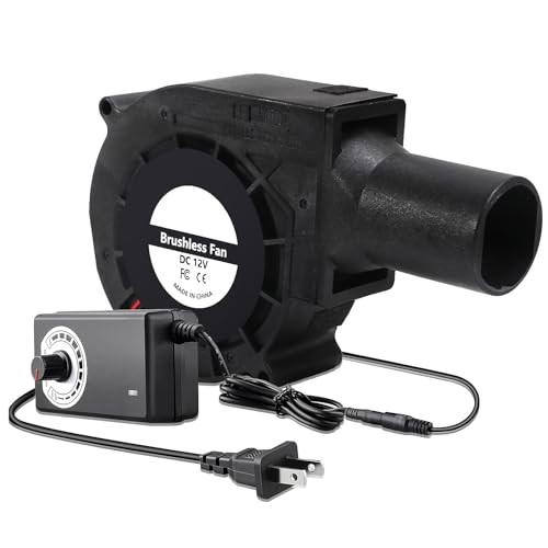 97mm x 33mm 12V Dual Ball Air Blower Fan with 110V - 240V AC 9733 110V-240V