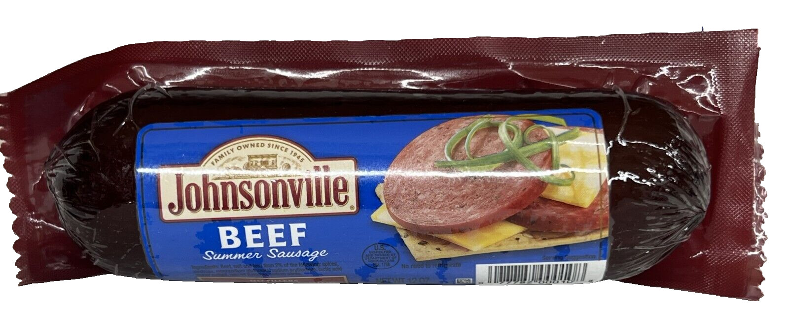 Johnsonville Beef Summer Sausage 12 oz