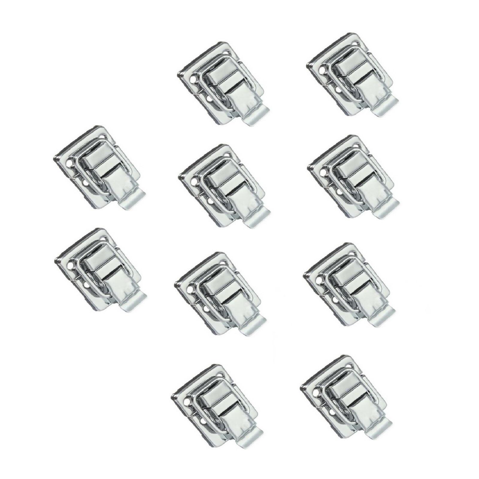10x DIY Fastener Toggle Latch Catch Chest Case Suitcase Chests Trunk Lock Boxes