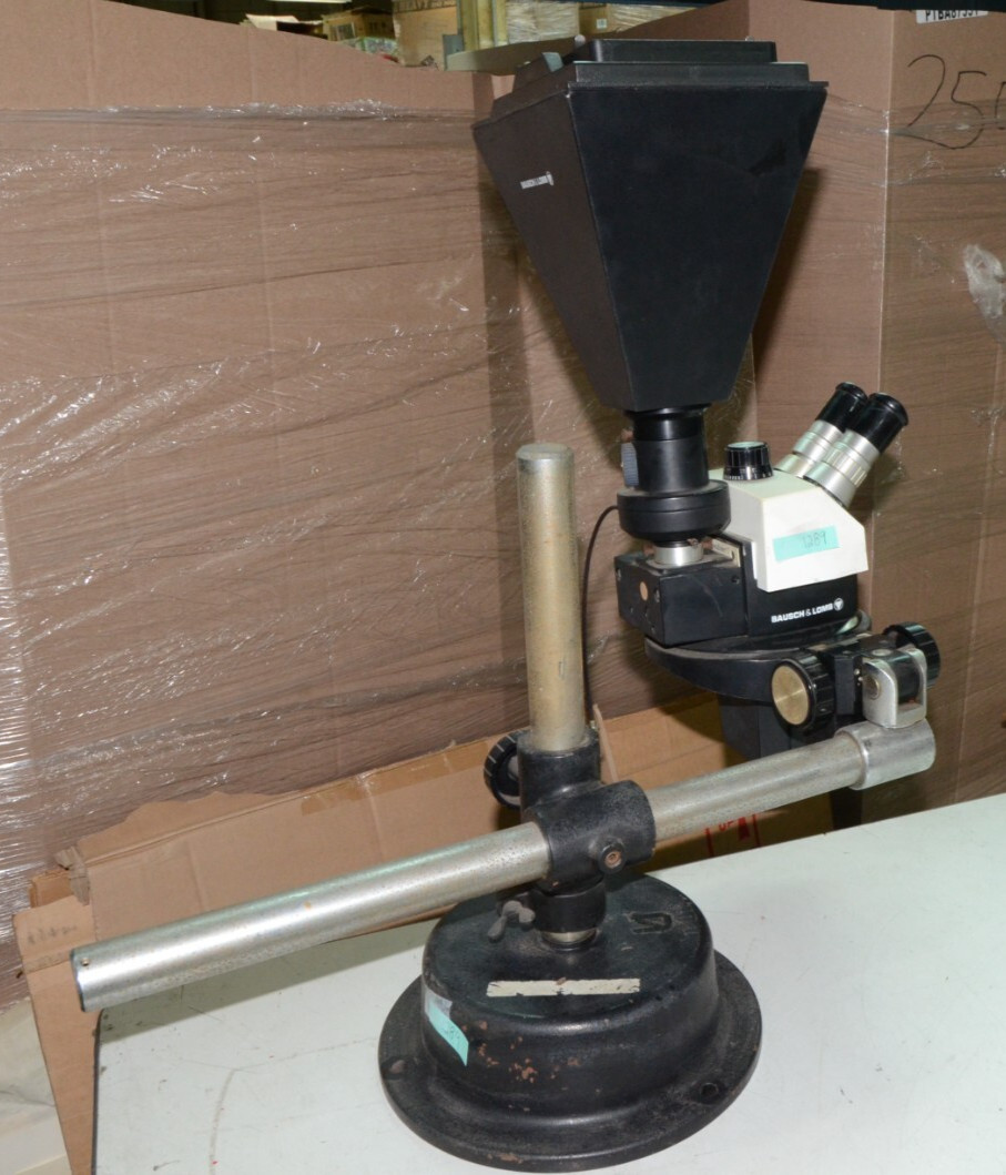 Bausch & Lomb Stereo Zoom 7 Tri-Nocular Microscope 10X Objectives Camera Stand