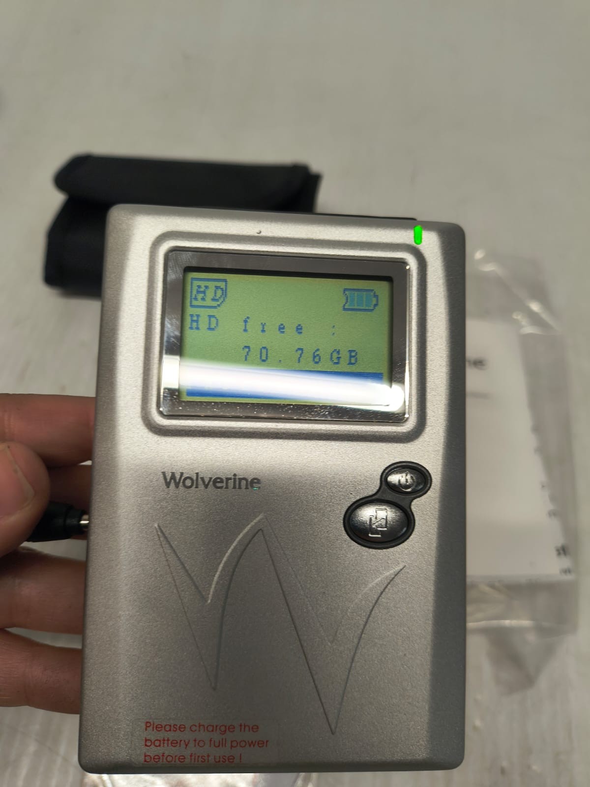 Wolverine Data 80GB FlashPac 7000 Series Portable Data Storage HDD Version