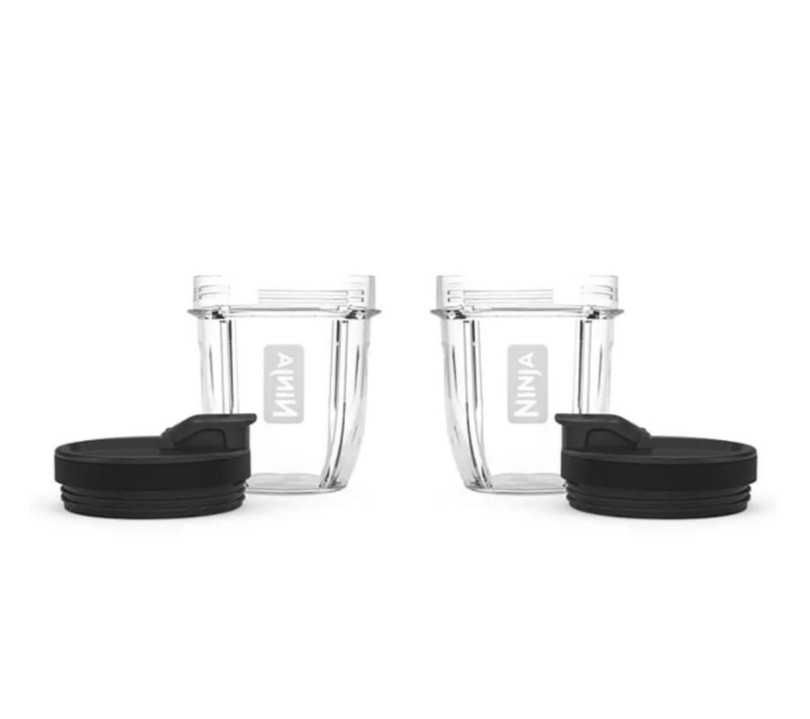 Genuine Tritan Nutri Ninja 12 oz. Cup with Spout Lid (2-Pack)
