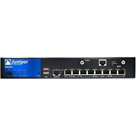 Juniper SRX210H2 SRX services gateway 210 with 2xGE + 6xFE ports - TAA Compliant