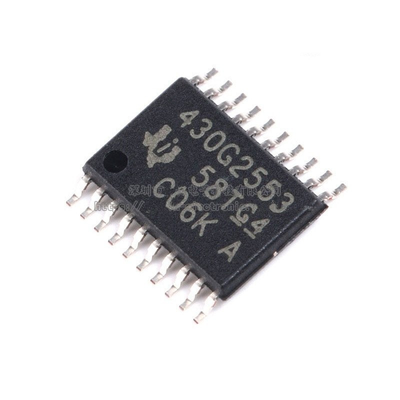 1pcs Original TSSOP20 MSP430G2553IPW20 16-bit Microcontroller (MCU)