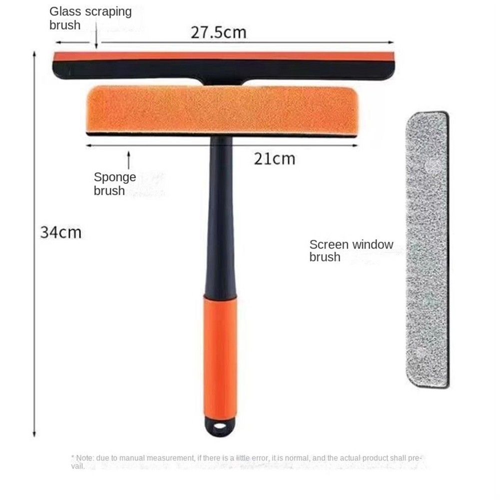 Multifunction Cleaning Brush, Window Cleaner, Glass Scraper, Three-In-One 4767
