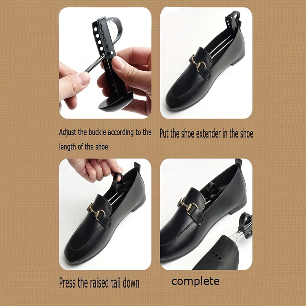 Portable Adjustable Plastic Shoe Tree Stretcher Shaper Keeper Expander Men Women