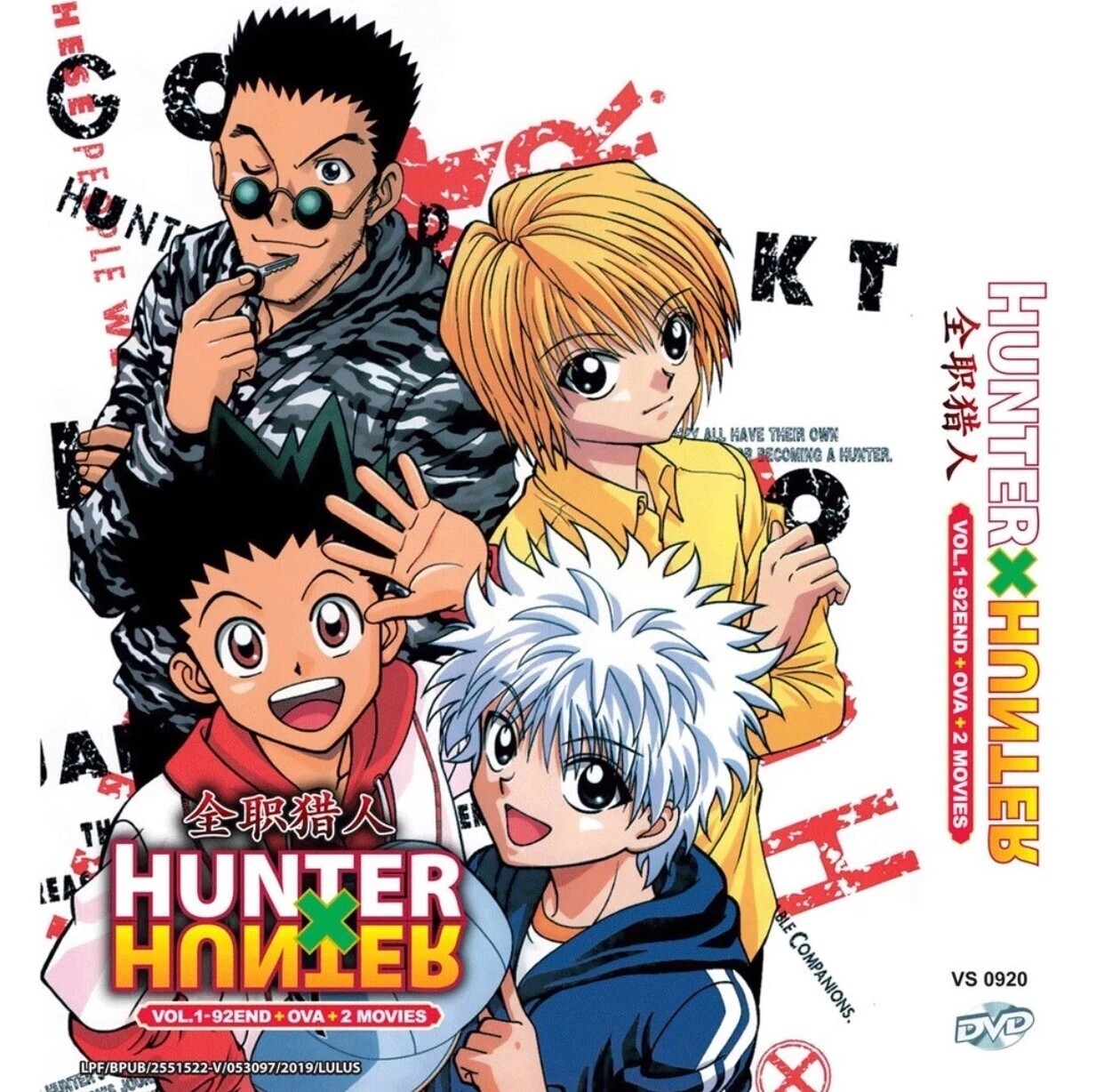 Hunter x Hunter 1999 Complete Series Boxset Anime DVD [Free Gift] [English Sub]