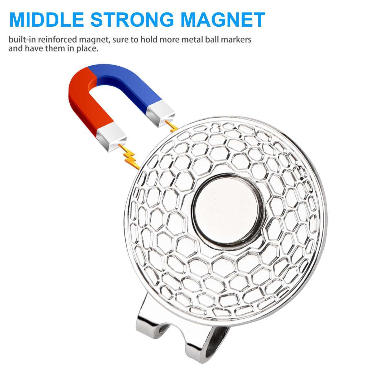 1/5/10Pcs Golf Magnetic Hat Clip Ball Marker Hat Clip For Ball Marker Golf Gifts