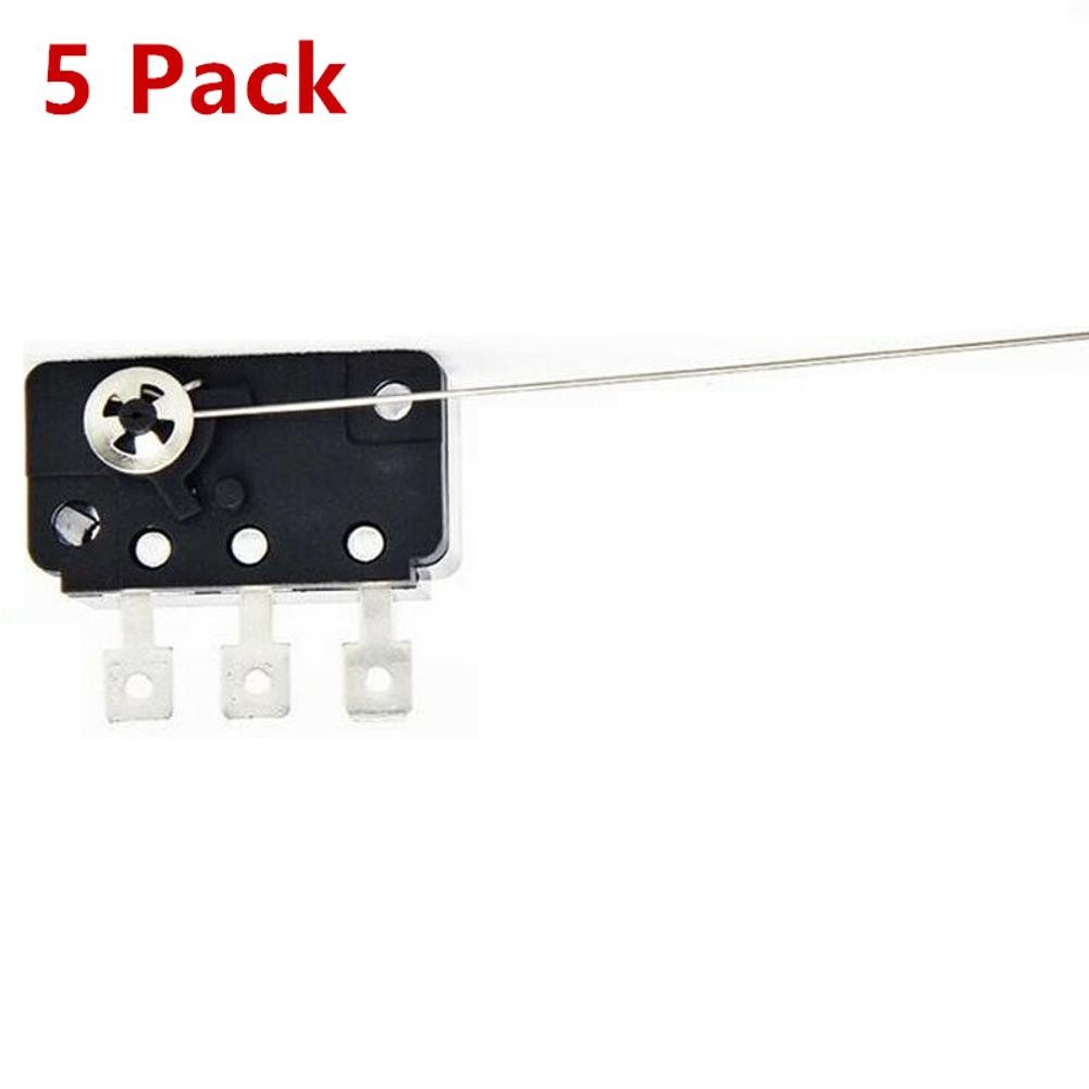 5Pack 4.8mm Long Hinge Microswitch Arcade Change-Coin Acceptor Micro Switch B