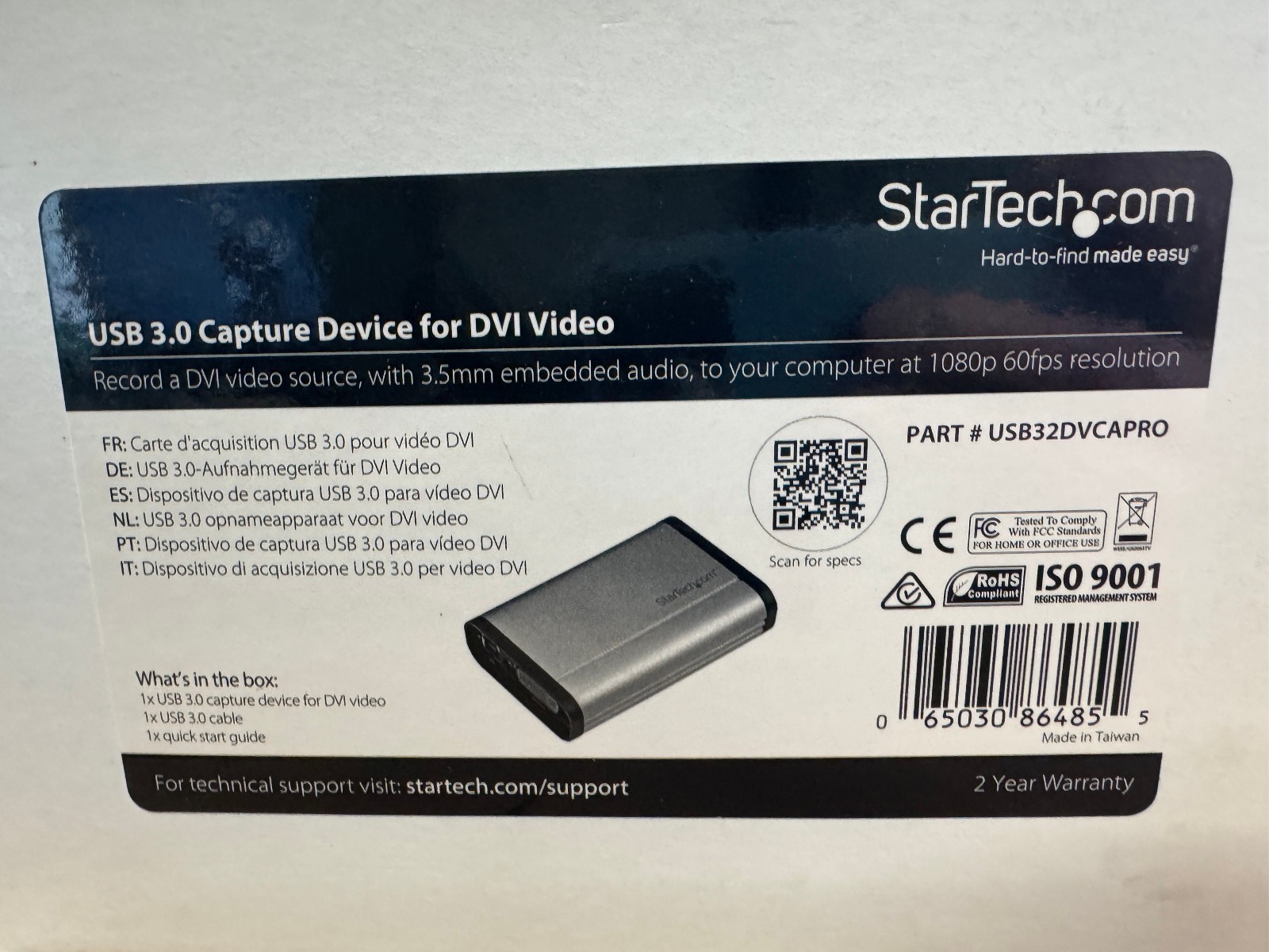 Kingdom USB 3.0 Video Capture Card HDMI DVI VGA HD 1080p Recorder CAPTUREG