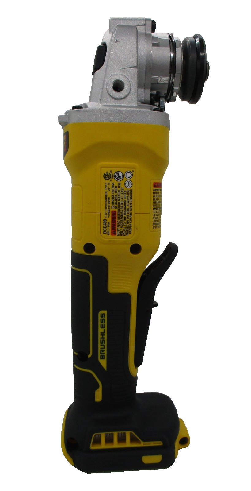 DEWALT DCG408 20V Brushless  Angle Grinder  TOOL ONLY