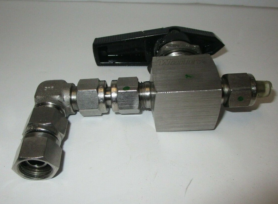 Whitey SS-44S6 Ball Valve, (Used)