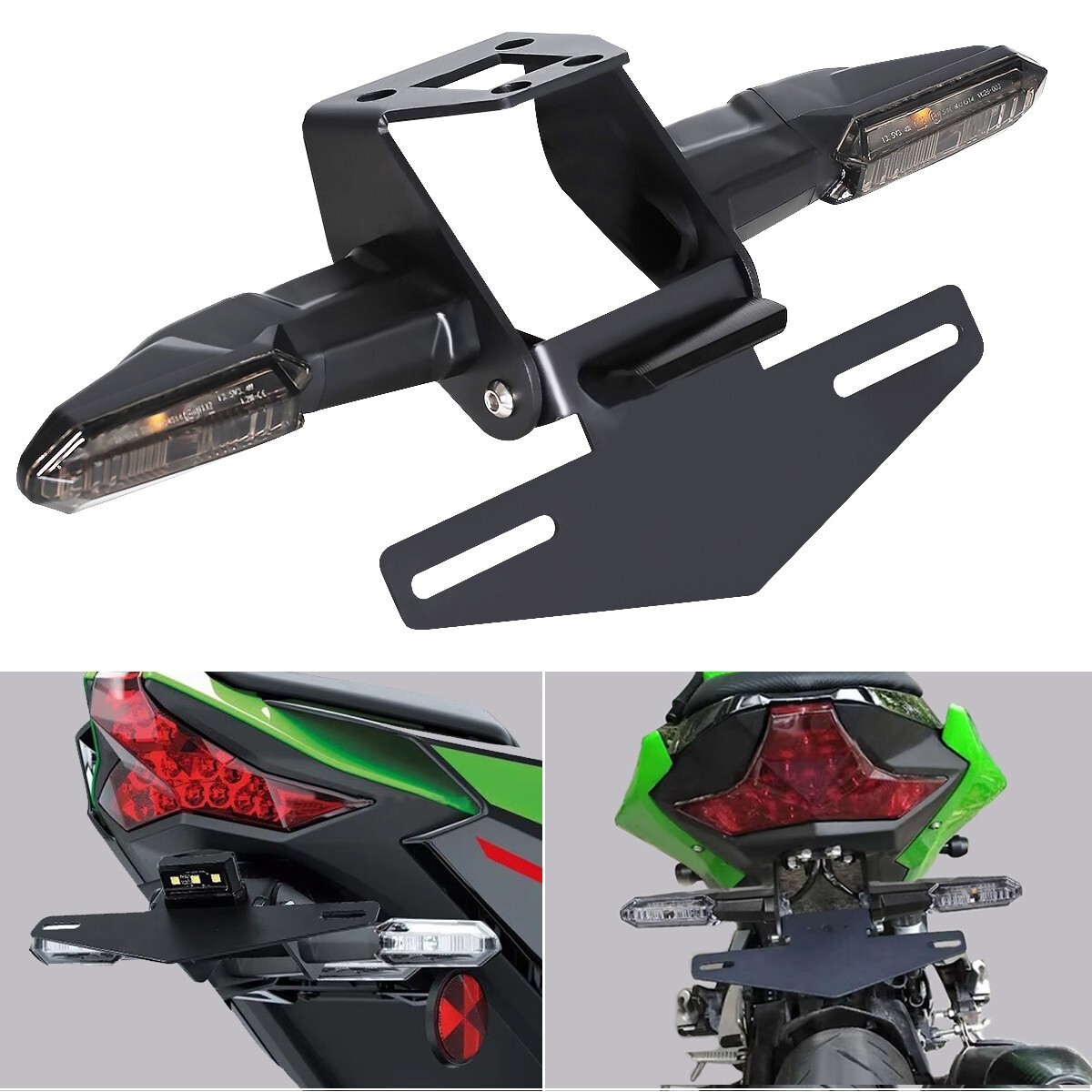REAR FENDER TAIL TIDY LED Turn Signal For KAWASAKI NINJA 400 500 Z500 Z400 Z300