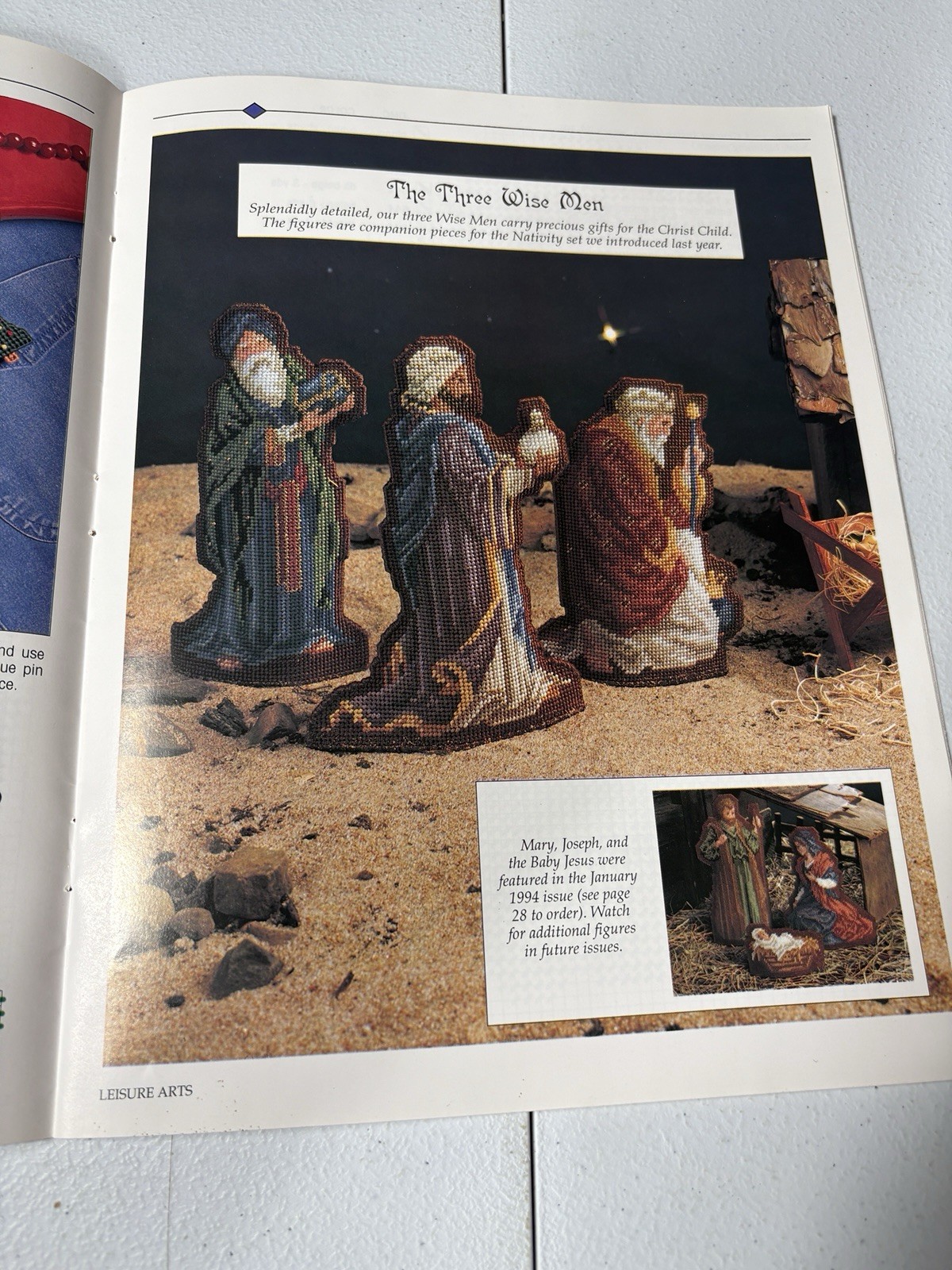 The Three Wise Men Nativity Christmas Plastic Canvas Pattern & More 7 Projects