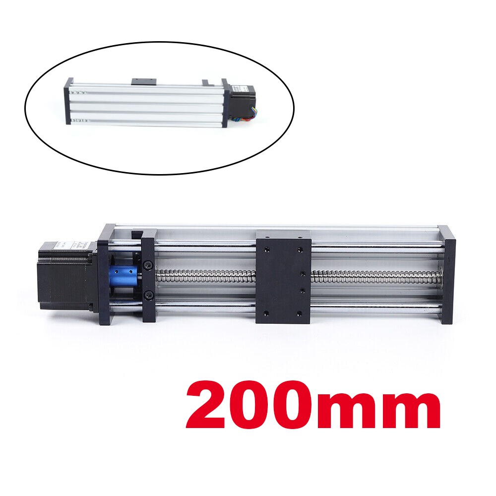200mm Nema23 Stepper Motor Linear Actuator 3A Lead Screw Length Sliding