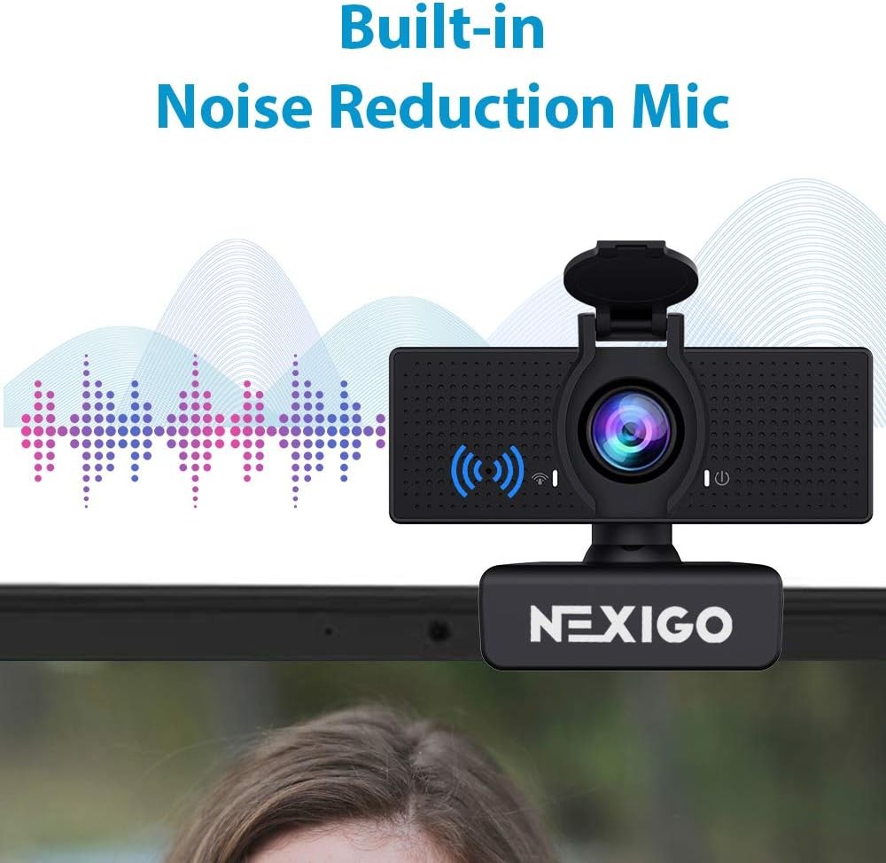 NexiGo N60 1080P Webcam with Microphone