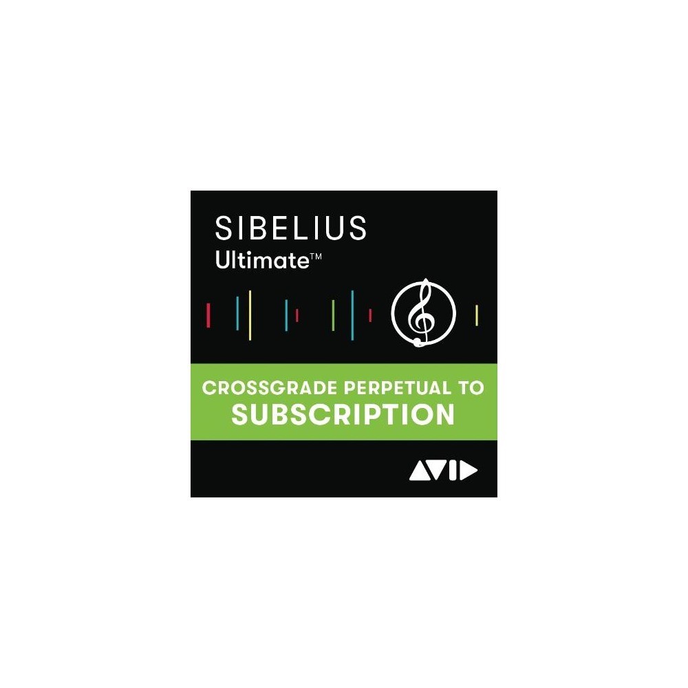 Avid Sibelius Ultimate 1-Year Subscription Crossgrade from Perpetual Download