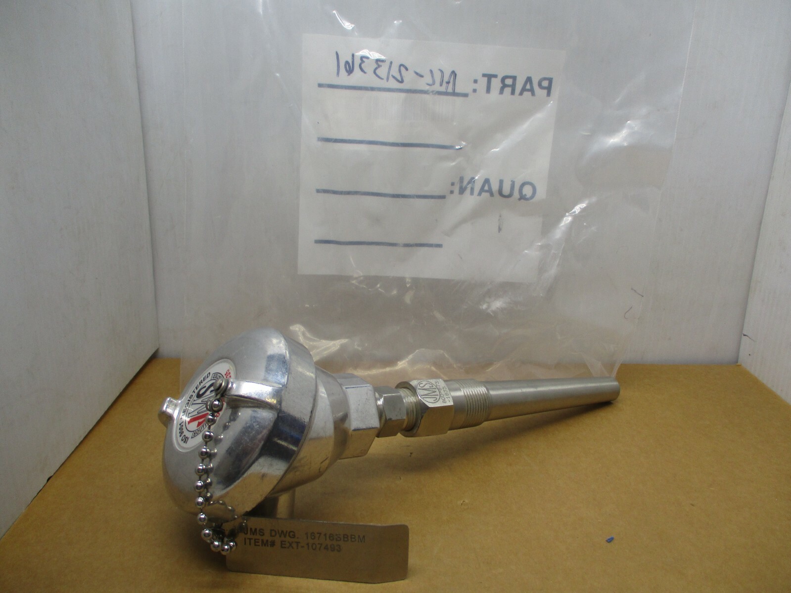 JMS TEMPERATURE THERMOCOUPLES, ITEM # EXT-107493
