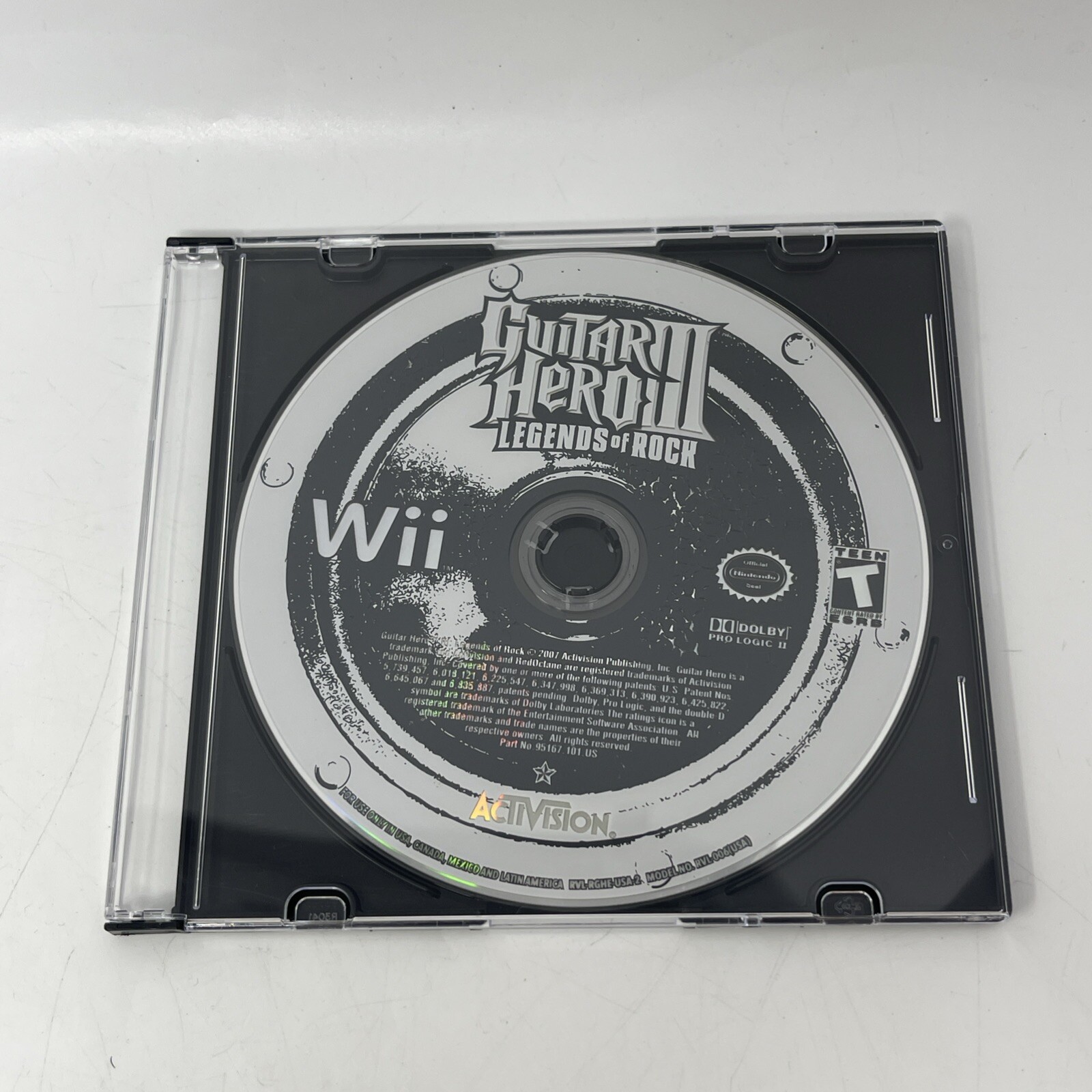 Guitar Hero 3 III Legends of Rock Wii (Nintendo Wii 2006) Tested Disc In Case