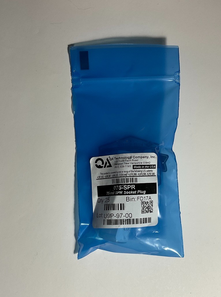 QA Technology 075-SPR Socket Plugs – Test Probe Sockets – Bulk Lot 200 pcs – New