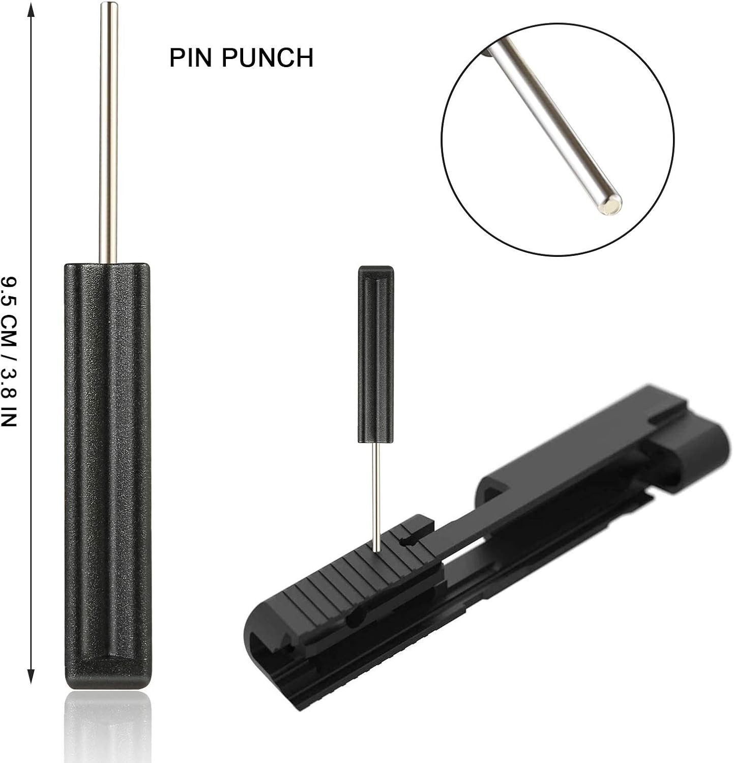 Front Sight Tool for Glock Tool Kit, Disassembly Tool Pin Punch Tool Compatible