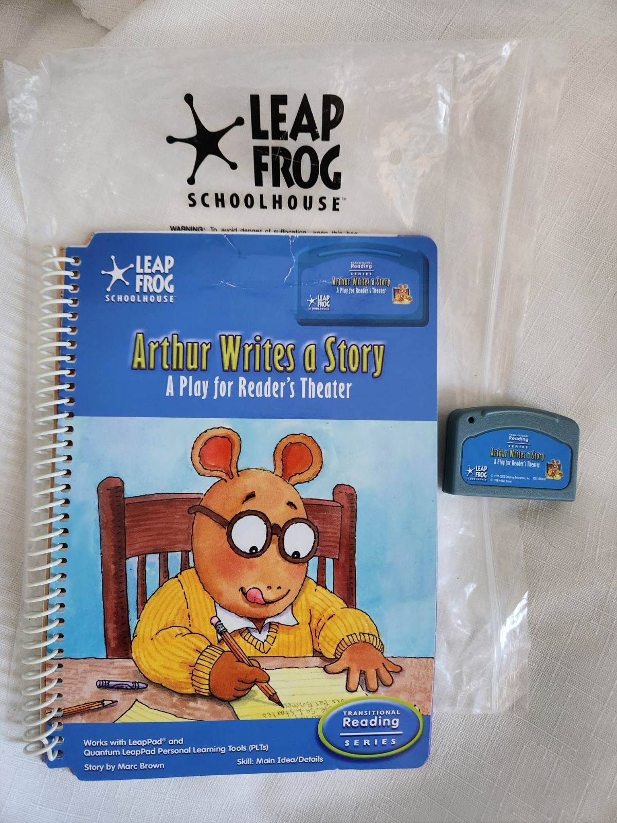 VTG LeapFrog LeapPad Leap 2 Arthur And The Lost Diary Reading Book w/ Cartridge
